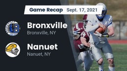 Recap: Bronxville  vs. Nanuet  2021
