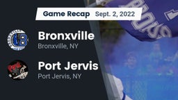 Recap: Bronxville  vs. Port Jervis  2022
