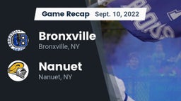 Recap: Bronxville  vs. Nanuet  2022