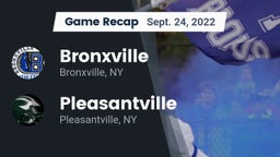 Recap: Bronxville  vs. Pleasantville  2022