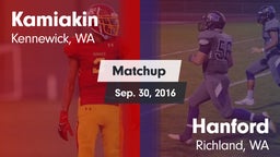 Matchup: Kamiakin  vs. Hanford  2016