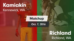 Matchup: Kamiakin  vs. Richland  2016
