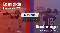 Matchup: Kamiakin  vs. Southridge  2016