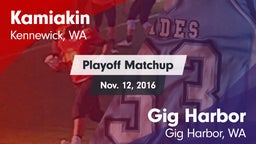Matchup: Kamiakin  vs. Gig Harbor  2015
