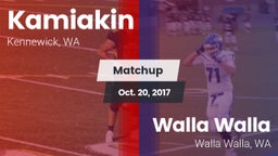 Matchup: Kamiakin  vs. Walla Walla  2017