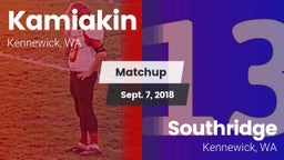 Matchup: Kamiakin  vs. Southridge  2018
