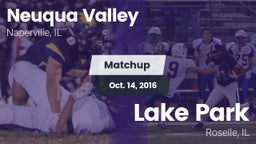 Matchup: Neuqua Valley vs. Lake Park  2016