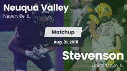 Matchup: Neuqua Valley vs. Stevenson  2018