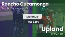 Matchup: Rancho Cucamonga vs. Upland  2017