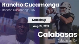 Matchup: Rancho Cucamonga vs. Calabasas  2019