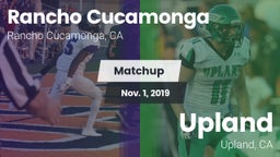 Matchup: Rancho Cucamonga vs. Upland  2019
