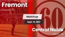 Matchup: Fremont  vs. Central Noble  2016