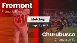 Matchup: Fremont  vs. Churubusco  2017