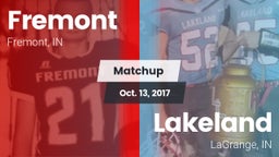 Matchup: Fremont  vs. Lakeland  2016