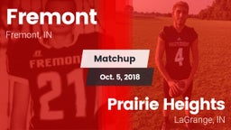 Matchup: Fremont  vs. Prairie Heights  2018
