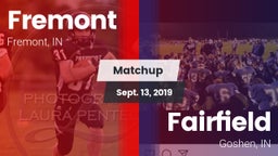 Matchup: Fremont  vs. Fairfield  2019