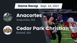 Recap: Anacortes  vs. Cedar Park Christian  2021