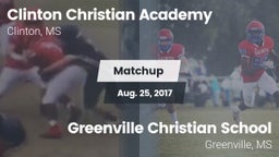 Matchup: Clinton Christian Ac vs. Greenville Christian School 2017