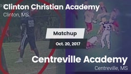Matchup: Clinton Christian Ac vs. Centreville Academy  2017