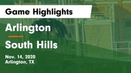 Arlington  vs South Hills  Game Highlights - Nov. 14, 2020