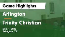 Arlington  vs Trinity Christian  Game Highlights - Dec. 1, 2020