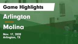 Arlington  vs Molina  Game Highlights - Nov. 17, 2020