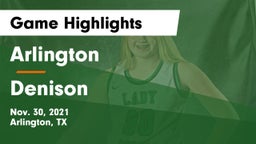 Arlington  vs Denison  Game Highlights - Nov. 30, 2021