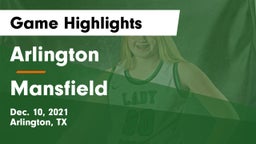 Arlington  vs Mansfield  Game Highlights - Dec. 10, 2021