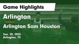 Arlington  vs Arlington Sam Houston  Game Highlights - Jan. 20, 2023