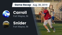 Recap: Carroll  vs. Snider  2019