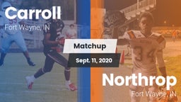 Matchup: Carroll  vs. Northrop  2020