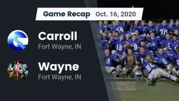 Recap: Carroll  vs. Wayne  2020