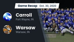 Recap: Carroll  vs. Warsaw  2020