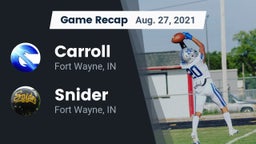 Recap: Carroll  vs. Snider  2021