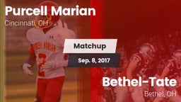Matchup: Purcell Marian High vs. Bethel-Tate  2017