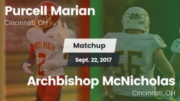 Matchup: Purcell Marian High vs. Archbishop McNicholas  2017