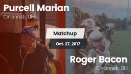 Matchup: Purcell Marian High vs. Roger Bacon  2017