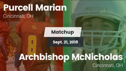 Matchup: Purcell Marian High vs. Archbishop McNicholas  2018