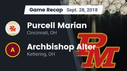 Recap: Purcell Marian  vs. Archbishop Alter  2018