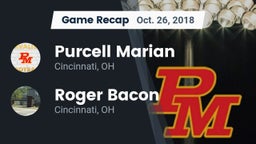 Recap: Purcell Marian  vs. Roger Bacon  2018