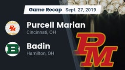 Recap: Purcell Marian  vs. Badin  2019