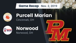 Recap: Purcell Marian  vs. Norwood  2019