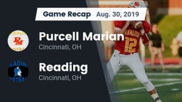 Recap: Purcell Marian  vs. Reading  2019