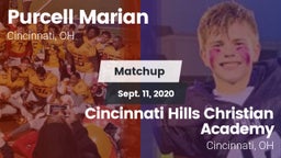 Matchup: Purcell Marian High vs. Cincinnati Hills Christian Academy 2020