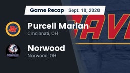 Recap: Purcell Marian  vs. Norwood  2020