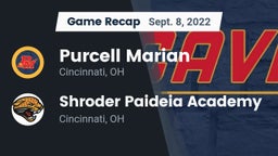 Recap: Purcell Marian  vs. Shroder Paideia Academy  2022