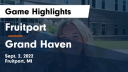 Fruitport  vs Grand Haven  Game Highlights - Sept. 2, 2022