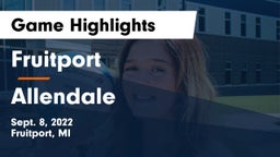 Fruitport  vs Allendale  Game Highlights - Sept. 8, 2022