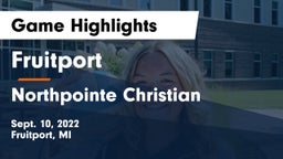 Fruitport  vs Northpointe Christian  Game Highlights - Sept. 10, 2022