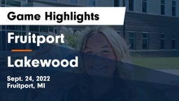 Fruitport  vs Lakewood  Game Highlights - Sept. 24, 2022